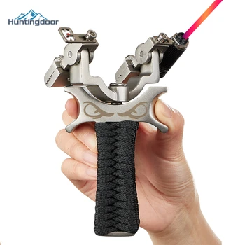 Laser Light Slingshot 180° Rotating Flying Eagle Slingshot Stainless Steel Hunting Sling Shooting Practice Outdoor Games Catapul
Laser Light Slingshot 180° Rotating Flying Eagle Slingshot Stainless Steel Hunting Sling Shooting Practice Outdoor Games Catapul