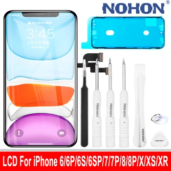 NOHON LCD Display For iPhone XS XR X 8 7 6S Plus With 3D Touch Digitizer Assembly No Dead Pixel Replacement LCD Screen AAA+++
NOHON LCD Display For iPhone XS XR X 8 7 6S Plus With 3D Touch Digitizer Assembly No Dead Pixel Replacement LCD Screen AAA+++