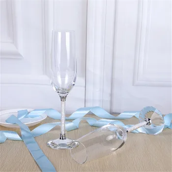 Champagne Flutes Glasses Set of 2 Lead Free 8 Ounce with Clear Long Crystal Diamond Stem Valentine's Day Birthday Wedding Gifts
Champagne Flutes Glasses Set of 2 Lead Free 8 Ounce with Clear Long Crystal Diamond Stem Valentine's Day Birthday Wedding Gifts
