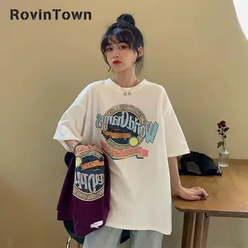 new Summer T-shirt Women T-shirt Leisure Short Sleeves Loose Tops O Neck Lettered Print Oversize Harajuku Style Free Shipping
new Summer T-shirt Women T-shirt Leisure Short Sleeves Loose Tops O Neck Lettered Print Oversize Harajuku Style Free Shipping
