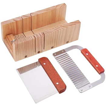 Wooden Soap Cutter Box Precise Line Cutting Adjustable Front Panel Comes with Cutter
Wooden Soap Cutter Box Precise Line Cutting Adjustable Front Panel Comes with Cutter