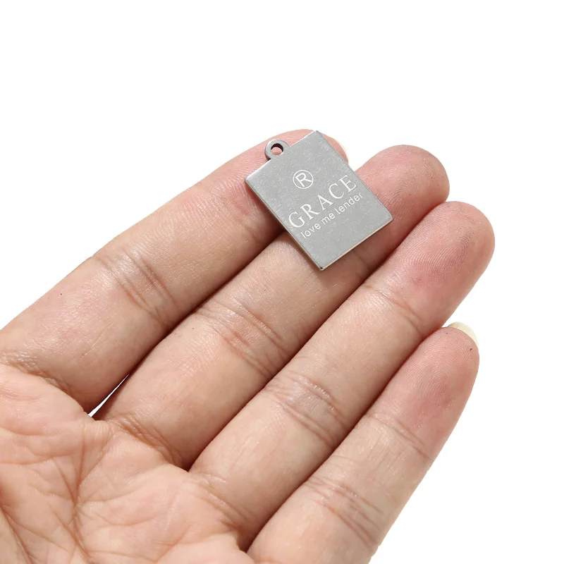 20pcs Fashion Silver Color Stainless Steel Rectangle Graceful Pendants Connectors For DIY Jewelry Necklaces Making Findings
20pcs Fashion Silver Color Stainless Steel Rectangle Graceful Pendants Connectors For DIY Jewelry Necklaces Making Findings