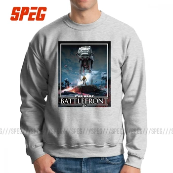 

Star Wars Battlefront AT-AT Sweatshirt Man Cool Cotton Crewneck Pullovers Birthday Gift Hoodies for Male