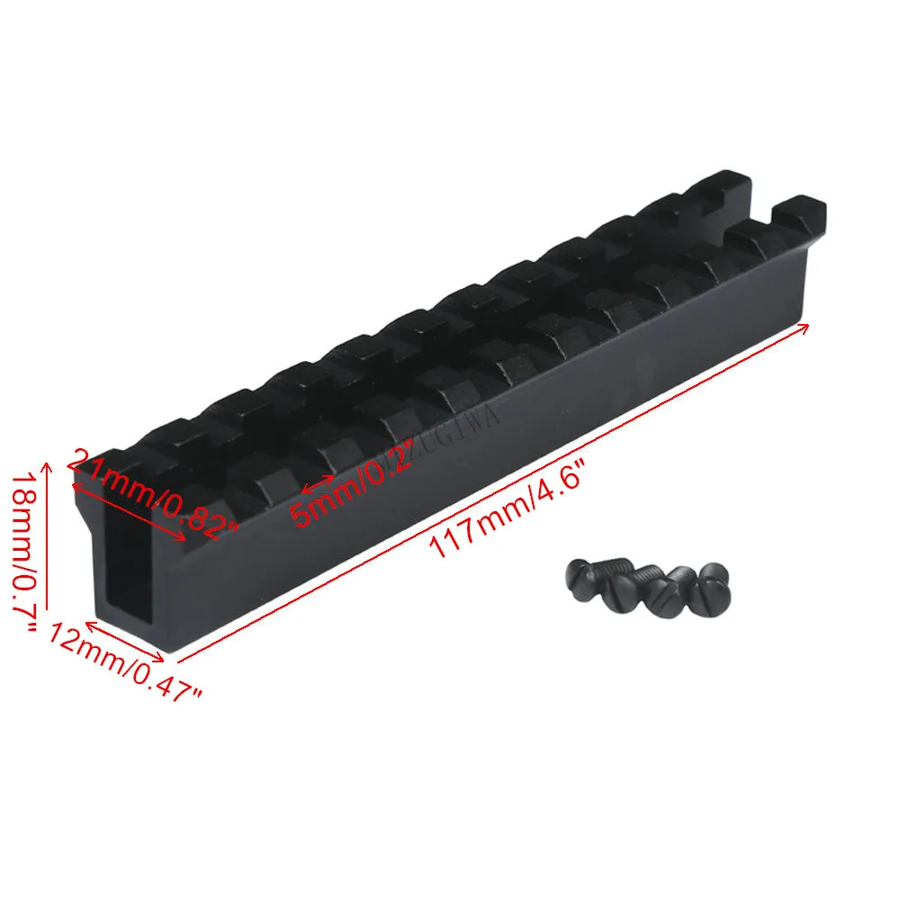 Riser Mount 0.7 inch Dovetail 11mm to 20mm Weaver Picatinny Rail Adapter Scope Mount 11 Slots Pistol Airgun Hunting
Riser Mount 0.7 inch Dovetail 11mm to 20mm Weaver Picatinny Rail Adapter Scope Mount 11 Slots Pistol Airgun Hunting