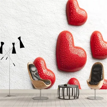milofi factory custom wallpaper mural 3D modern red peach heart decorative painting background wall
milofi factory custom wallpaper mural 3D modern red peach heart decorative painting background wall