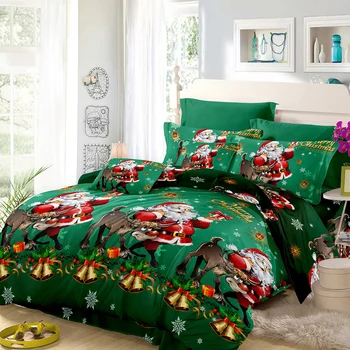 Christmas Bedding Set Polyester Santa 3D Printed Duvet Cover + 2pcs Pillowcases + Bed Sheet Set Christmas Bedding Decorations
Christmas Bedding Set Polyester Santa 3D Printed Duvet Cover + 2pcs Pillowcases + Bed Sheet Set Christmas Bedding Decorations