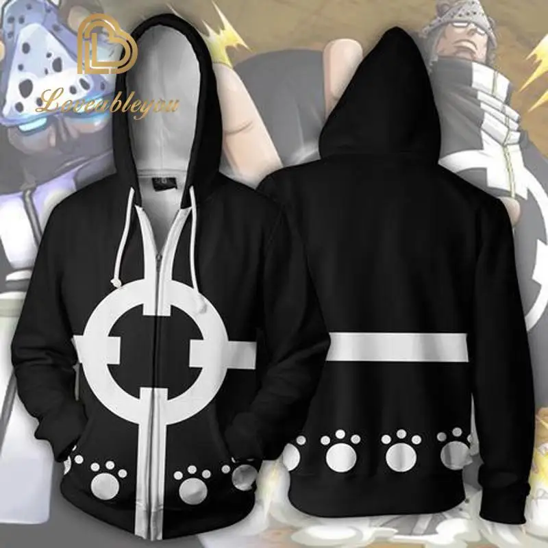 Anime One Piece Bartholemew Kuma Men Women 3D Hoodies Long Sleeves Tops Coat Jumper Sweatshirt Cosplay Costume 
Anime One Piece Bartholemew Kuma Men Women 3D Hoodies Long Sleeves Tops Coat Jumper Sweatshirt Cosplay Costume