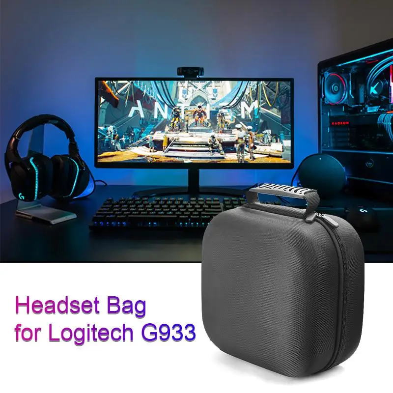 Headset Protective Bag Portable Easy-to-carry Shockproof Storage Pouch Case for Logitech G933 7.1 Wireless Game Headset
Headset Protective Bag Portable Easy-to-carry Shockproof Storage Pouch Case for Logitech G933 7.1 Wireless Game Headset