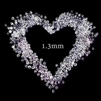 1.3mm FG color moissanite round brilliant cut Loose Beads Total 1ct carat bracelet ring jewelry material about 100pcs
1.3mm FG color moissanite round brilliant cut Loose Beads Total 1ct carat bracelet ring jewelry material about 100pcs