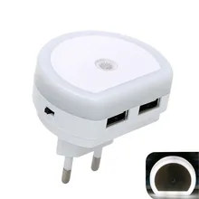 LED Night Light Dusk to Dawn Sensor Lamp with Dual USB Charging Port Baby Nursely Sensor Wall Lamp For Kids Adults Bedroom
LED Night Light Dusk to Dawn Sensor Lamp with Dual USB Charging Port Baby Nursely Sensor Wall Lamp For Kids Adults Bedroom