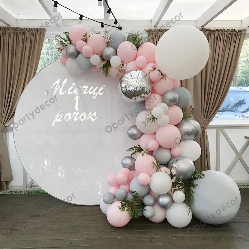 4D Silver Foil Balloon Garland Arch Kit Baby Shower Wedding Birthday Party Kids Adult Decorations 18Inch White Globos Supplies
4D Silver Foil Balloon Garland Arch Kit Baby Shower Wedding Birthday Party Kids Adult Decorations 18Inch White Globos Supplies