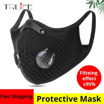 TRLIFE Sport Face Mask With Filter Anit-fog Activated Carbon Bicycle Anti-Pollution Running Training MTB Road Bike Cycling Mask
TRLIFE Sport Face Mask With Filter Anit-fog Activated Carbon Bicycle Anti-Pollution Running Training MTB Road Bike Cycling Mask