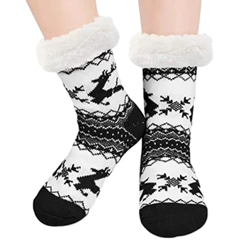 Non Slip Cosy Middle Tube Cute Women Socks Thick Casual Winter Warm Super Soft Artificial Fleece Lined Christmas Elk Fluffy 
Non Slip Cosy Middle Tube Cute Women Socks Thick Casual Winter Warm Super Soft Artificial Fleece Lined Christmas Elk Fluffy