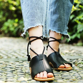 Zapatos Mujer Summer Sandals Women Flats Ladies Shoes Woman Ankle Strap Lace Up Flip Flop New Party Wedding Shoes Femme 
Zapatos Mujer Summer Sandals Women Flats Ladies Shoes Woman Ankle Strap Lace Up Flip Flop New Party Wedding Shoes Femme