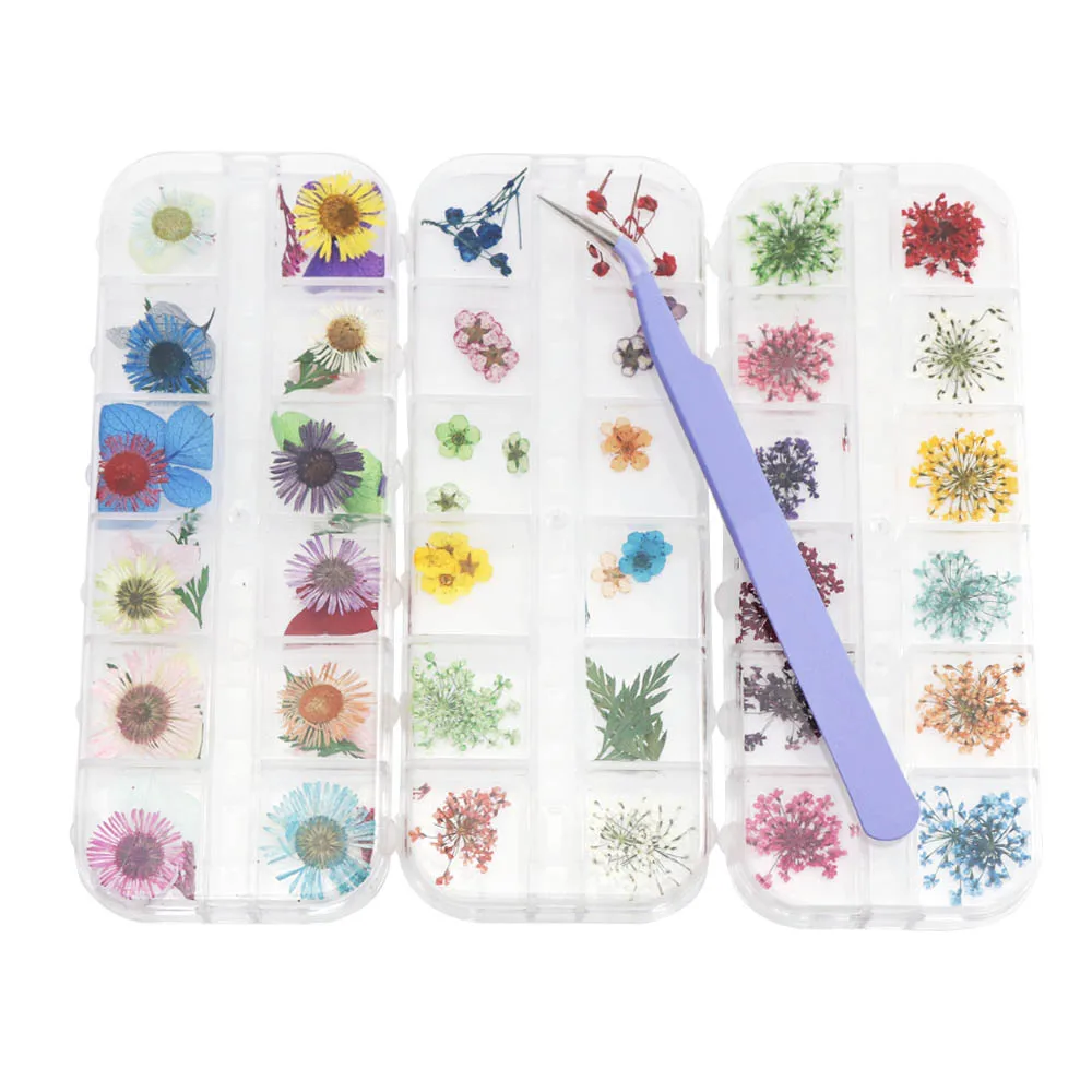 3 Box+ 1pcTweezers Mix Dried Flowers Decoration Natural Floral Sticker 3D Dry Beauty Nail Art Epoxy Mold DIY Filling Jewelry
3 Box+ 1pcTweezers Mix Dried Flowers Decoration Natural Floral Sticker 3D Dry Beauty Nail Art Epoxy Mold DIY Filling Jewelry