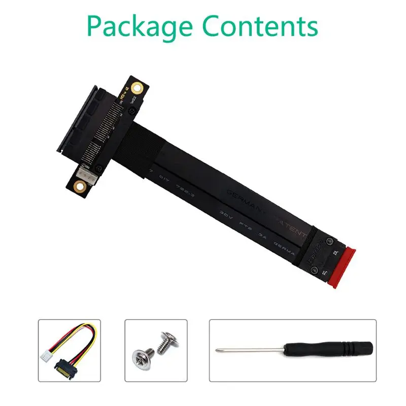 Riser PCIe x4 3.0 PCI-E 4x To M.2 NVMe M Key 2280 Riser Card Gen3.0 Cable M2 Key-M PCI-Express Extension cord 32G/bps X6HA
Riser PCIe x4 3.0 PCI-E 4x To M.2 NVMe M Key 2280 Riser Card Gen3.0 Cable M2 Key-M PCI-Express Extension cord 32G/bps X6HA