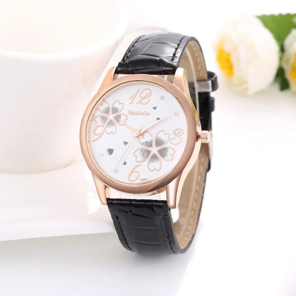 

Womage Watch Women Watches Casual Quartz Wristwatches Fashion Ladies Watches Leather relogio feminino reloj mujer montre femme