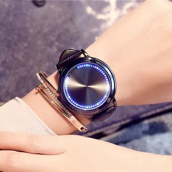 Creative Touch Round Led Watch Students Couple Electronic Watch Touch Led Electronic Watch Alloy
Creative Touch Round Led Watch Students Couple Electronic Watch Touch Led Electronic Watch Alloy