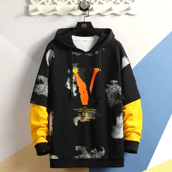 Fashion mens Patchwork Hoodies 2020 Autumn Loose Male Hooded Sweatshirts Men's Print Streetwear Sweatshirt Tops
Fashion mens Patchwork Hoodies 2020 Autumn Loose Male Hooded Sweatshirts Men's Print Streetwear Sweatshirt Tops