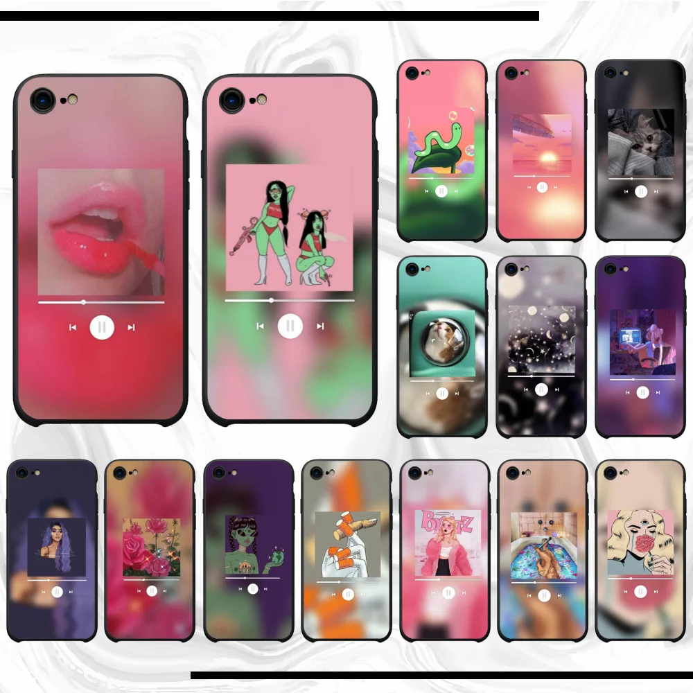 Art aesthetic player pattern background Soft black Phone Case For iphone6 6s plus 5 5s 5se
Art aesthetic player pattern background Soft black Phone Case For iphone6 6s plus 5 5s 5se