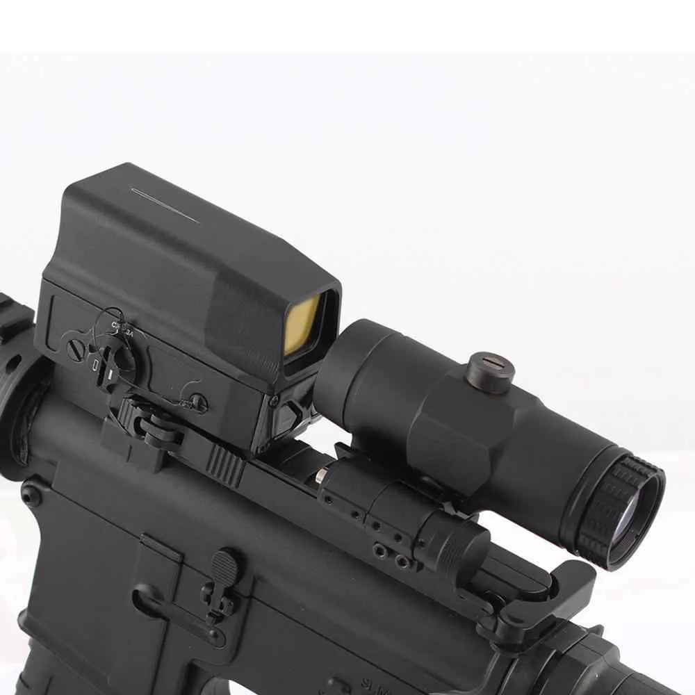 Tactical reflection hunting holographic scope VMX-3T magnifying glass + UH-1 red dot scope combination 3X extender rifle scope
Tactical reflection hunting holographic scope VMX-3T magnifying glass + UH-1 red dot scope combination 3X extender rifle scope