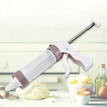 2020 Cookie Pers Gun Sets Cookies Maker Machine Met 12 Cookie Mallen 6 Icing Tips Plastic Biscuit Druk Tool bakken
2020 Cookie Pers Gun Sets Cookies Maker Machine Met 12 Cookie Mallen 6 Icing Tips Plastic Biscuit Druk Tool bakken