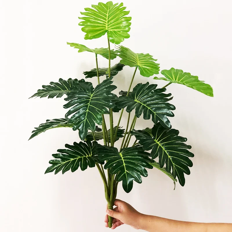 68cm 18 Heads Tropical Monstera Large Artificial Palm Tree Fake Palm Leaves Big Tree Foliage False Plants For Home Garden Decor
68cm 18 Heads Tropical Monstera Large Artificial Palm Tree Fake Palm Leaves Big Tree Foliage False Plants For Home Garden Decor