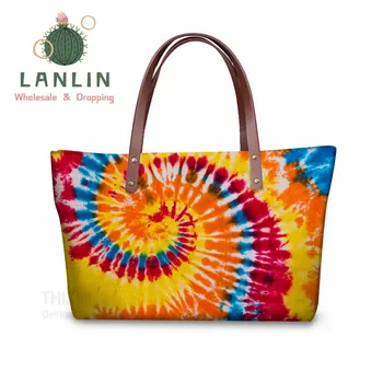 LALIN Tie Dye Pattern Handbags Women Heavy Duty Shoulder Bags Ladies Top-Handle Bag for Females Large Hand Tote Bags Sac A Dos 
LALIN Tie Dye Pattern Handbags Women Heavy Duty Shoulder Bags Ladies Top-Handle Bag for Females Large Hand Tote Bags Sac A Dos