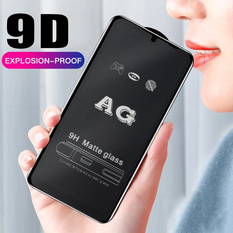 

9d matte frosted tempered glas screen protector for xiaomi redmi note 7 6 pro 6a s2 go y2 y3 safety protective film redmi7 note7