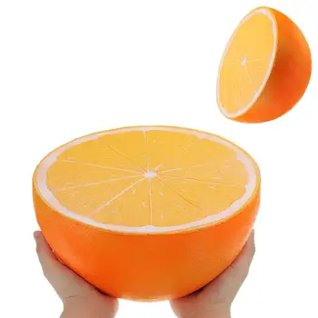 25cm Super Large Squishy Half Orange Shape Slow Rising Toy Children/Adult Cute Fruit Shape Vent Soft Squeeze Stress Relieve Toy
25cm Super Large Squishy Half Orange Shape Slow Rising Toy Children/Adult Cute Fruit Shape Vent Soft Squeeze Stress Relieve Toy