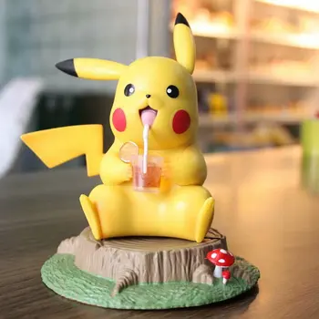 Takara tomy pokemon drink pikachu Garage Kits Anime Action Figure Dolls Surrounding Toys Gifts for children
Takara tomy pokemon drink pikachu Garage Kits Anime Action Figure Dolls Surrounding Toys Gifts for children