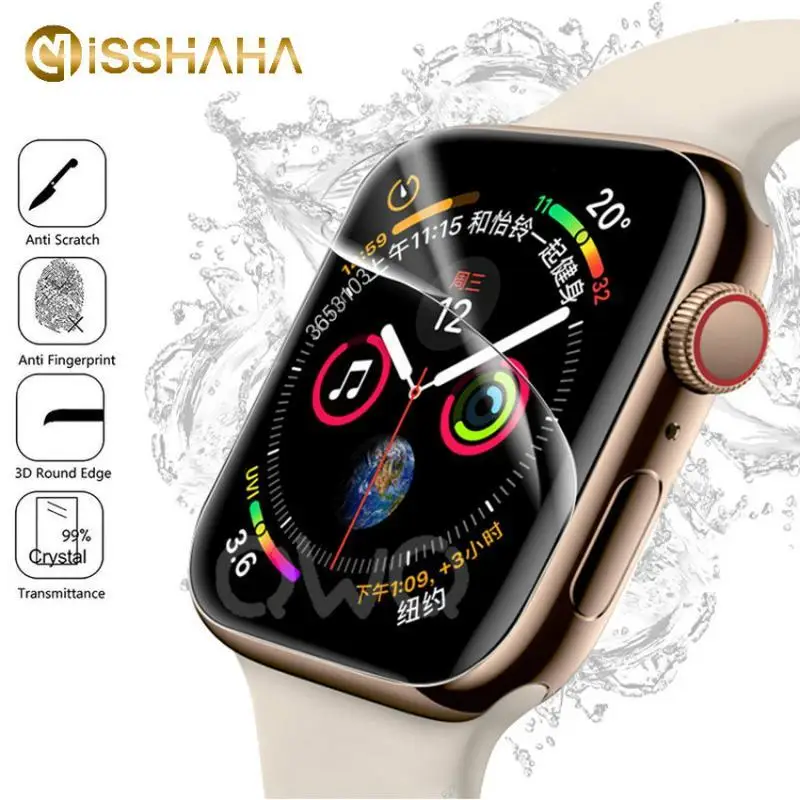 Green Screen Protector for Apple Watch 38MM 42MM 40MM 44MM Soft TPU iwatch Series 5 4 3 2 1 Non-Tempered Glass Film Cover
Green Screen Protector for Apple Watch 38MM 42MM 40MM 44MM Soft TPU iwatch Series 5 4 3 2 1 Non-Tempered Glass Film Cover