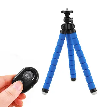 Flexible Sponge Octopus Mini Tripod With Wireless Remote Shutter For iPhone mini Camera Tripod Phone Holder clip stand
Flexible Sponge Octopus Mini Tripod With Wireless Remote Shutter For iPhone mini Camera Tripod Phone Holder clip stand