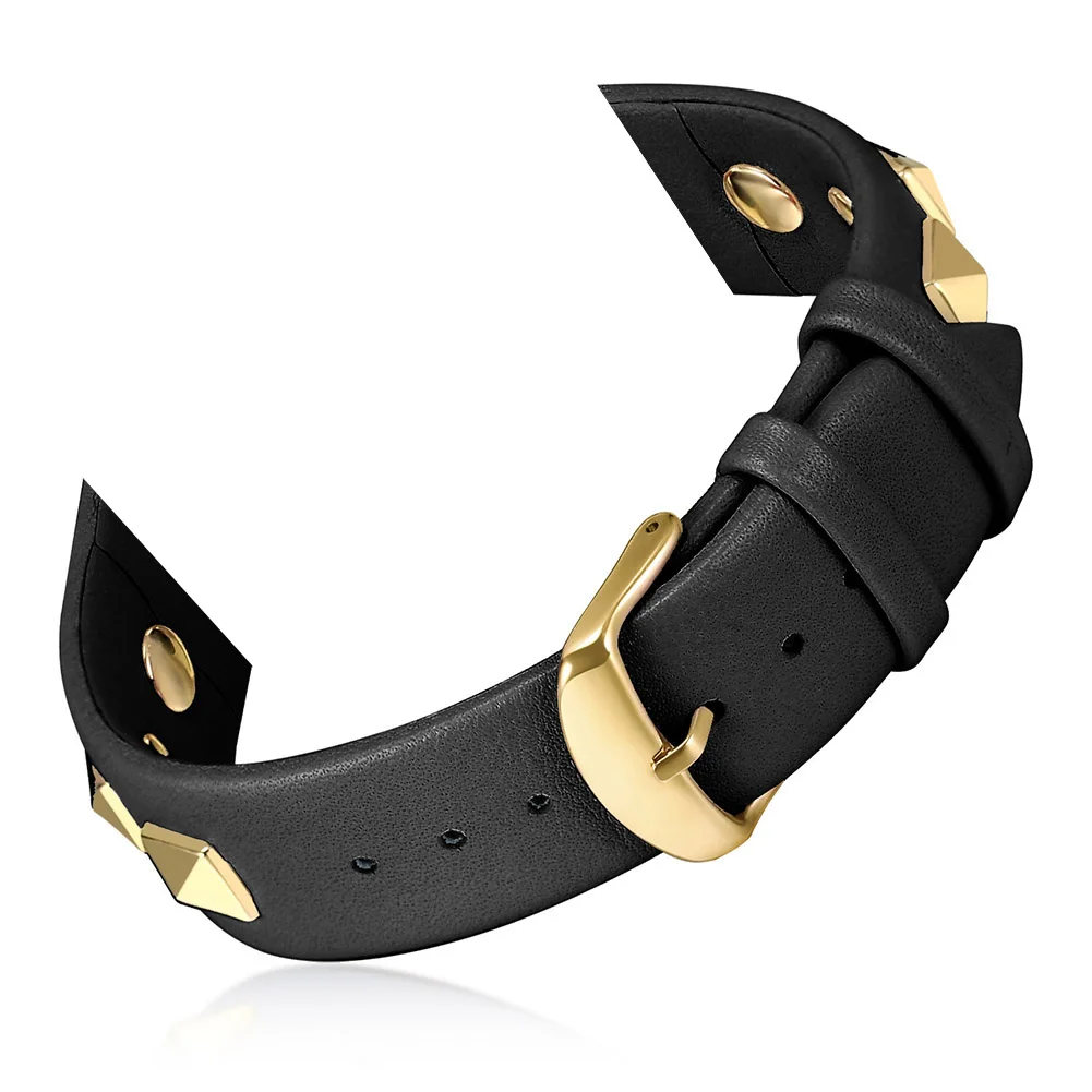 Two-piece Clasp Soft Strap Watch Band Solid Accessories Sports Wrist Unisex Genuine Leather With Rivet For IWatch 4/3/2/1 
Two-piece Clasp Soft Strap Watch Band Solid Accessories Sports Wrist Unisex Genuine Leather With Rivet For IWatch 4/3/2/1