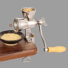 Manual 304 Stainless Steel Grinder Hand Grinding Machine for Flour Mill Feed Corn Grain Wheat Nuts Y
Manual 304 Stainless Steel Grinder Hand Grinding Machine for Flour Mill Feed Corn Grain Wheat Nuts Y