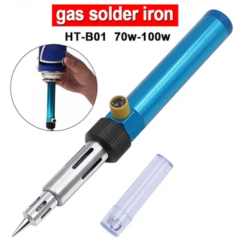 New Adjustable Temperature Gas Soldering Iron Cordless Welding Pen Burner Butane Blow Torch Solder Iron Hot Air Gun
New Adjustable Temperature Gas Soldering Iron Cordless Welding Pen Burner Butane Blow Torch Solder Iron Hot Air Gun