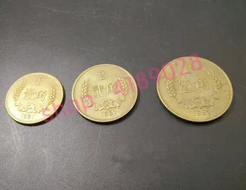 Third sets of Renminbi, the Great Wall coin, 1981 1/2/5/ Jiao, one set. Coin collection
Third sets of Renminbi, the Great Wall coin, 1981 1/2/5/ Jiao, one set. Coin collection