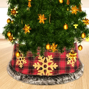 NEW Golden Snowflake Christmas Tree Skirt New Year Decorations Xmas Decoration Christmas Tree Collar Base Cover Home Decor
NEW Golden Snowflake Christmas Tree Skirt New Year Decorations Xmas Decoration Christmas Tree Collar Base Cover Home Decor