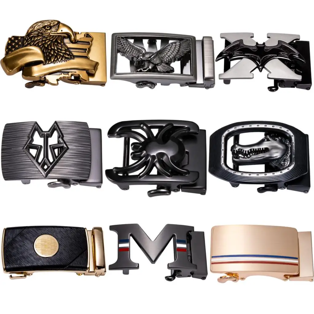 Fashion Luxury Glod Alloy Automatic PU Belt Buckles For Men's Leather Waist Belts For Men Pants Buckle 3.5cm Ratchet Accessories
Fashion Luxury Glod Alloy Automatic PU Belt Buckles For Men's Leather Waist Belts For Men Pants Buckle 3.5cm Ratchet Accessories