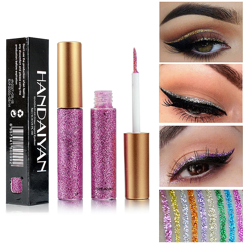 1PC Glitter Eye Shadow Liquid Eye Shadow Pen Sexy Waterproof Long Lasting Shimmer Shine Metallic Color Eye Makeup Accessorices
1PC Glitter Eye Shadow Liquid Eye Shadow Pen Sexy Waterproof Long Lasting Shimmer Shine Metallic Color Eye Makeup Accessorices
