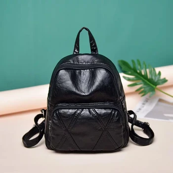 small backpack women Soft leather Shoulder Bag 2020 New Multi-Function mini backpacks female School bagpack bag for 4 styles 
small backpack women Soft leather Shoulder Bag 2020 New Multi-Function mini backpacks female School bagpack bag for 4 styles