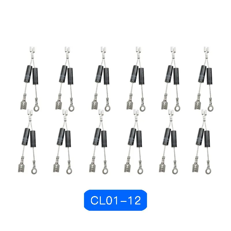 Высоковольтный диодный выпрямитель для микроволновки CL01-12 RG403 HV-6X2PI RG3110 12 шт. |