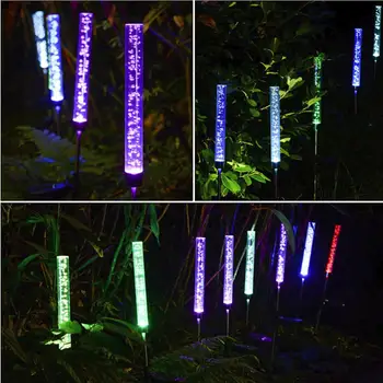 2pcs Garden Solar Lights Outdoor Bubble Tube Stick Lights Solar Acrylic RGB Multi Color Changing Waterproof LED Lights Decor
2pcs Garden Solar Lights Outdoor Bubble Tube Stick Lights Solar Acrylic RGB Multi Color Changing Waterproof LED Lights Decor