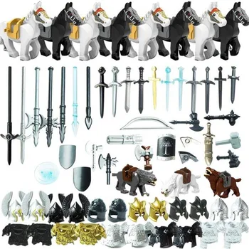 75Pcs Custom Ancient Greek Ancient Roman Medieval Building Block Figure Weapon Armor Kit For Children Kids Educational Toys Gift
75Pcs Custom Ancient Greek Ancient Roman Medieval Building Block Figure Weapon Armor Kit For Children Kids Educational Toys Gift