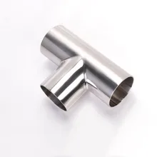 

16/19/22/25/28/32/38/45/51mm-108mm Pipe OD Butt Weld Tee 3 Way Connector Sanitary Pipe Fitting SUS304 Stainless Homebrew