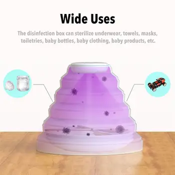 UV Sterilizer Multifunctional Mobile Phone Sanitizier Disinfector Cover for Toothbrushes Tableware Jewelry
UV Sterilizer Multifunctional Mobile Phone Sanitizier Disinfector Cover for Toothbrushes Tableware Jewelry