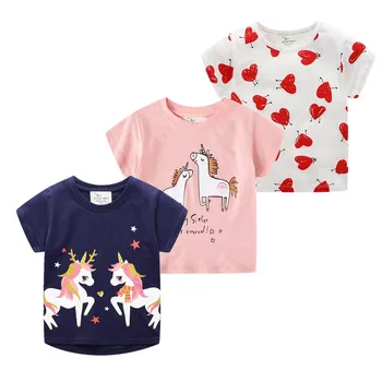 Cute Kids Boy T-shirt Summer Toddler Girls Clothes Short Sleeve Cotton Cartoon Pattern O-neck For 2020 Baby Girls 2-7y Clothes 
Cute Kids Boy T-shirt Summer Toddler Girls Clothes Short Sleeve Cotton Cartoon Pattern O-neck For 2020 Baby Girls 2-7y Clothes