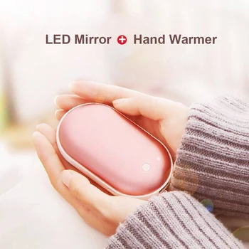 5000mAh USB Rechargeable Electric Hand Warmer Winter Double-Side Heating Mini 5V Long-Life Pocket Power Bank 2 in 1
5000mAh USB Rechargeable Electric Hand Warmer Winter Double-Side Heating Mini 5V Long-Life Pocket Power Bank 2 in 1