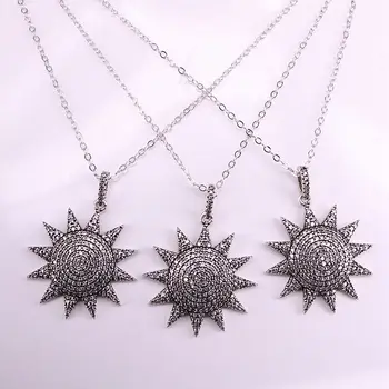 4PCS, 28mm, CZ micro pave sunflower pendant, antique silver color cubic zirconia pvae flower pendant necklace
4PCS, 28mm, CZ micro pave sunflower pendant, antique silver color cubic zirconia pvae flower pendant necklace