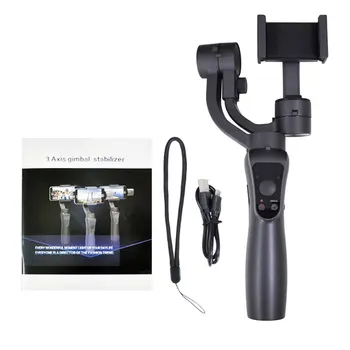 Gimbal Stabilizer 3 Axis Handheld Smartphone Portable Stabilizer for iPhone Xs Max X 8 Plus SE Samsung Action Camera
Gimbal Stabilizer 3 Axis Handheld Smartphone Portable Stabilizer for iPhone Xs Max X 8 Plus SE Samsung Action Camera